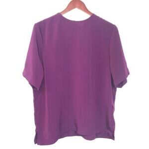 BonWorth Burgundy Short Sleeve Top  | Academia Preppy Corpcore